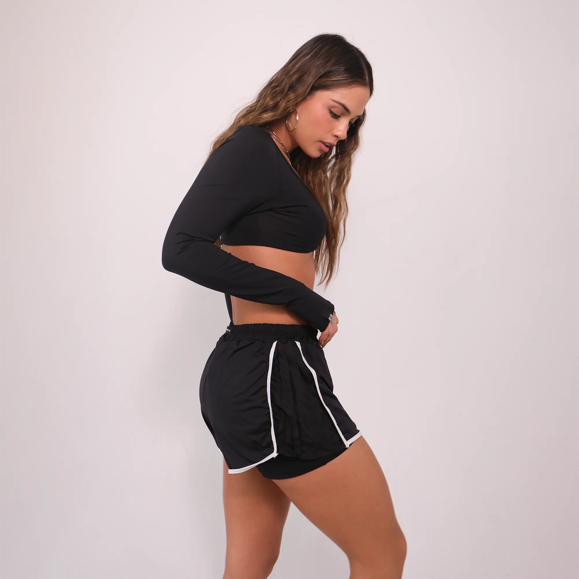 Short Pure Short para Mujer - Negro | Cinco13