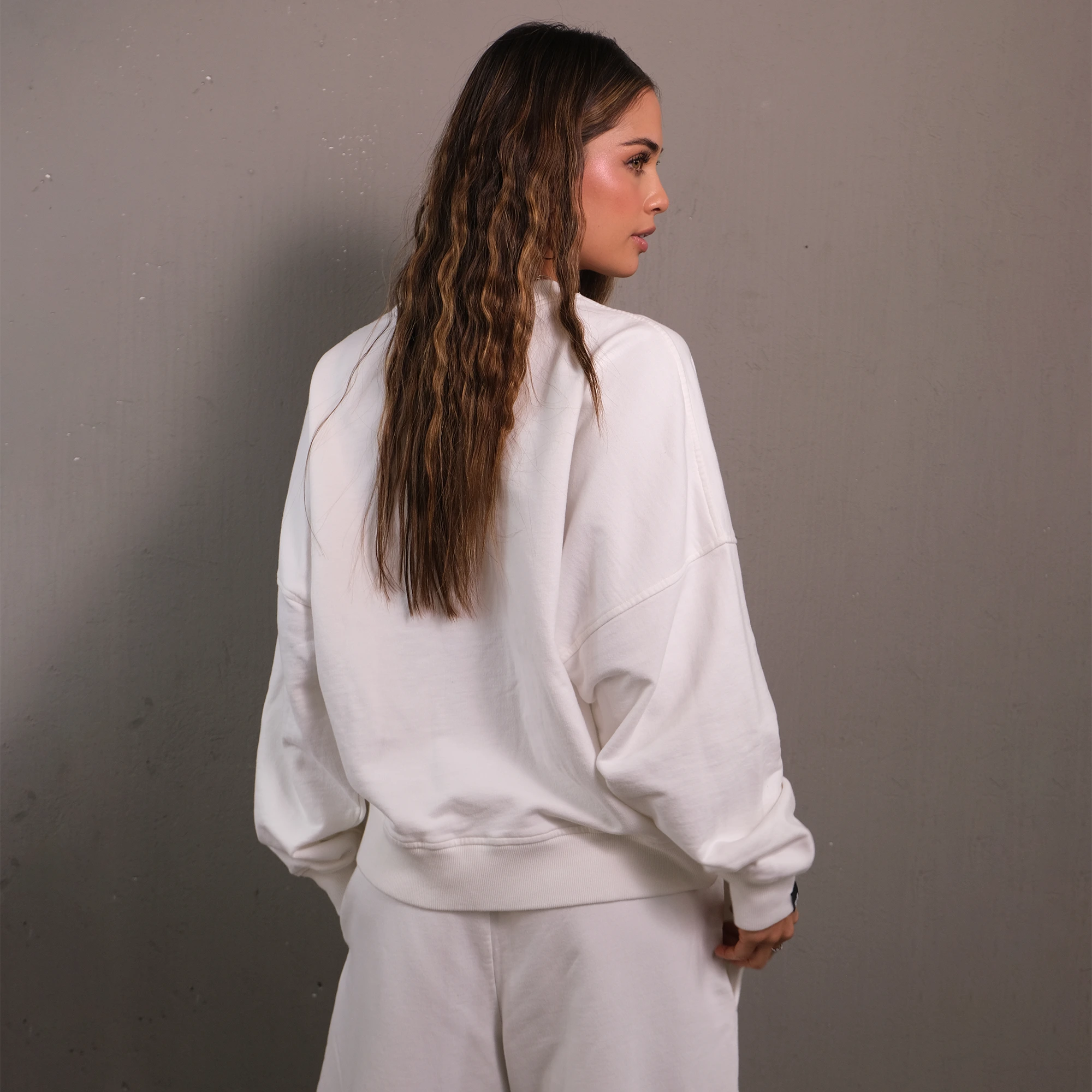 Hoodie Oasis  para Mujer - Blanco | Cinco13