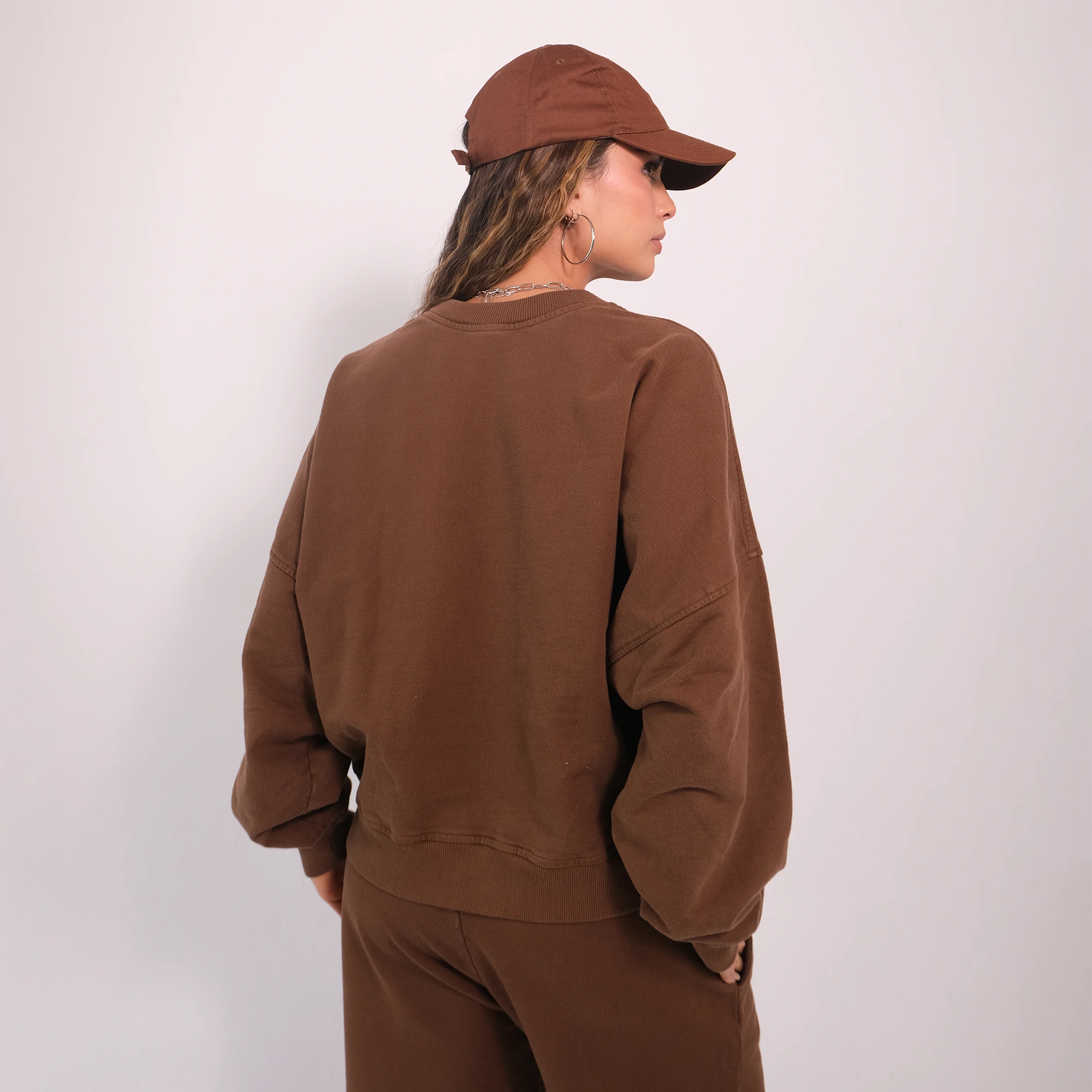Hoodie Oasis para Mujer - Cafe | Cinco13