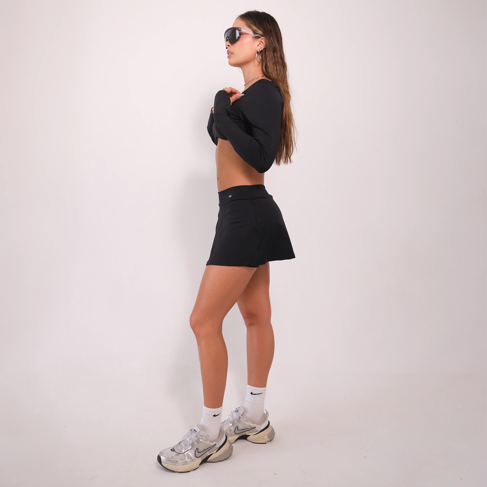 Falda Sabana Falda para Mujer - Negro | Cinco13