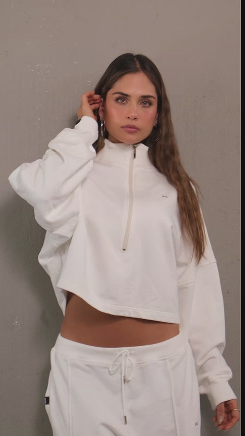Buzo Tundra Suéter para Mujer - Blanco | Cinco13